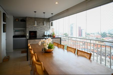 Varanda Gourmet de apartamento para alugar com 3 quartos, 142m² em Vila Gumercindo, São Paulo