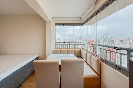 Studio para alugar com 29m², 1 quarto e sem vagaVaranda