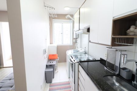 Apartamento à venda com 55m², 2 quartos e 1 vagaCozinha e Área de Serviço
