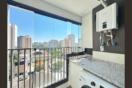 Varanda de apartamento para alugar com 1 quarto, 29m² em Indianópolis, São Paulo