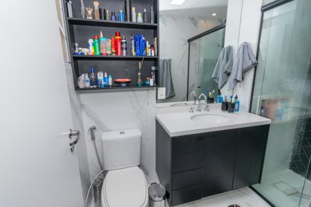 Apartamento para alugar com 136m², 3 quartos e 2 vagasBanheiro da Suíte 1