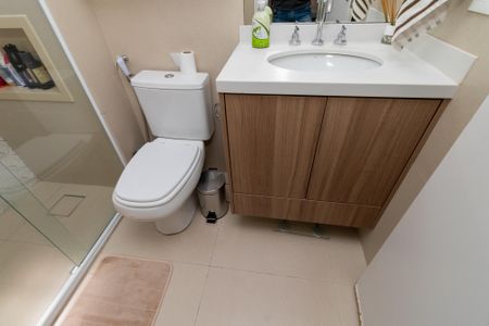 Apartamento para alugar com 136m², 3 quartos e 2 vagasBanheiro da Suíte 2