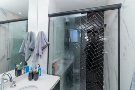 Apartamento para alugar com 136m², 3 quartos e 2 vagasBanheiro da Suíte 1