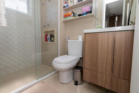 Apartamento para alugar com 136m², 3 quartos e 2 vagasBanheiro da Suíte 2