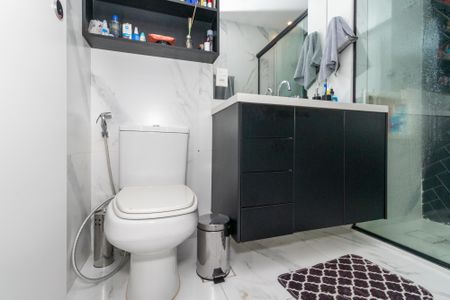 Apartamento para alugar com 136m², 3 quartos e 2 vagasBanheiro da Suíte 1