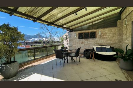 Varanda da Sala de apartamento à venda com 4 quartos, 338m² em Recreio dos Bandeirantes, Rio de Janeiro