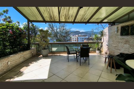 Varanda da Sala de apartamento à venda com 4 quartos, 338m² em Recreio dos Bandeirantes, Rio de Janeiro