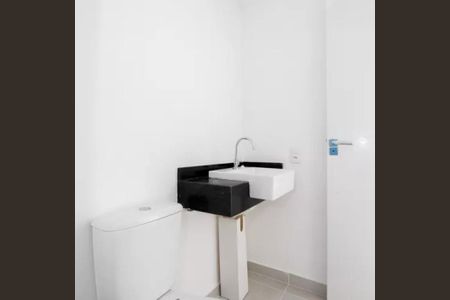 Banheiro de kitnet/studio à venda com 1 quarto, 24m² em Consolação, São Paulo