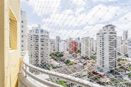 Varanda de apartamento à venda com 1 quarto, 36m² em Indianópolis, São Paulo