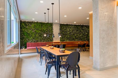 Studio para alugar com 28m², 1 quarto e sem vagaSalão de Festas