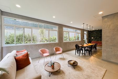 Studio para alugar com 28m², 1 quarto e sem vagaSalão de Festas