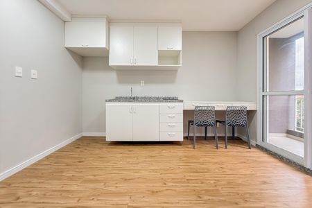 Studio para alugar com 28m², 1 quarto e sem vagaSala e Cozinha 
