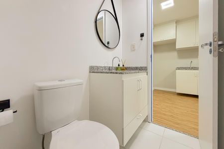 Studio para alugar com 28m², 1 quarto e sem vagaBanheiro