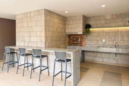 Studio para alugar com 28m², 1 quarto e sem vagaChurrasqueira - Rooftop