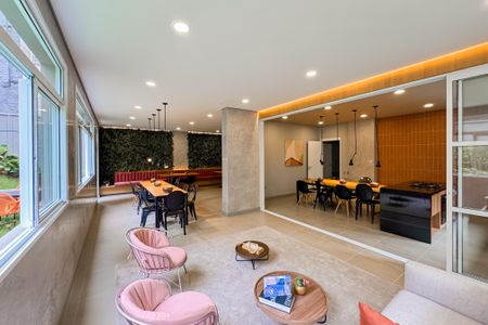 Studio para alugar com 28m², 1 quarto e sem vagaSalão de Festas