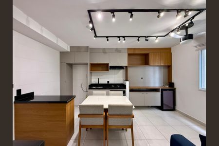 Sala  de apartamento para alugar com 1 quarto, 31m² em Jardim Caravelas, São Paulo