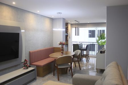 Sala de apartamento à venda com 3 quartos, 83m² em Picanço, Guarulhos