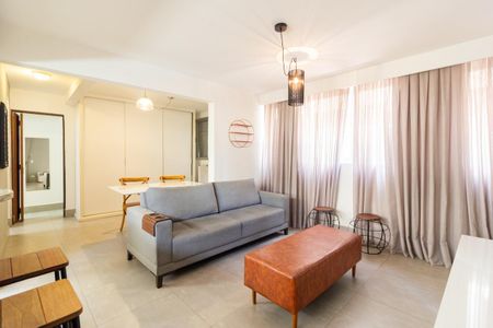 Sala de apartamento à venda com 1 quarto, 66m² em Vila Madalena, São Paulo