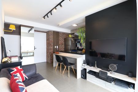 Sala de apartamento à venda com 1 quarto, 42m² em Pompeia, São Paulo