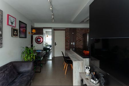 Sala de apartamento à venda com 1 quarto, 42m² em Pompeia, São Paulo