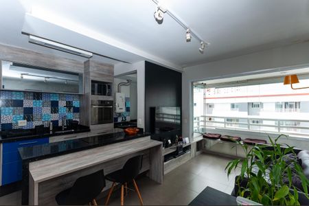 Sala de apartamento à venda com 1 quarto, 42m² em Pompeia, São Paulo