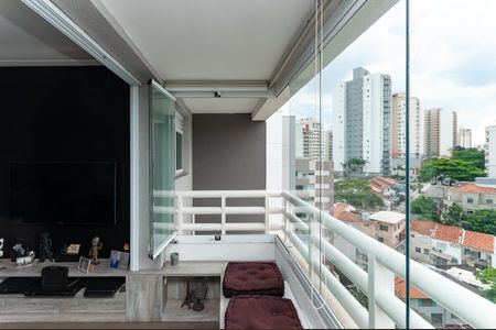 Varanda Estendida de apartamento à venda com 1 quarto, 42m² em Pompeia, São Paulo