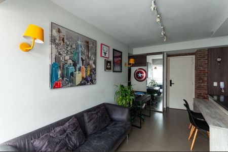 Sala de apartamento à venda com 1 quarto, 42m² em Pompeia, São Paulo