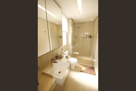 Apartamento à venda com 113m², 3 quartos e 2 vagasBanheiro da Suíte
