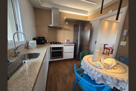 cozinha de apartamento à venda com 3 quartos, 105m² em Vila da Serra, Nova Lima