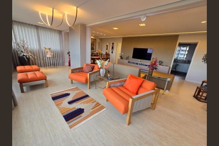 sala de apartamento à venda com 3 quartos, 105m² em Vila da Serra, Nova Lima