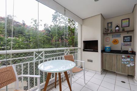 Varanda da Sala de apartamento à venda com 3 quartos, 87m² em Vila Andrade, São Paulo