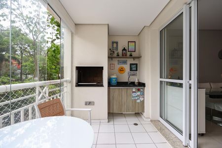 Varanda da Sala de apartamento à venda com 3 quartos, 87m² em Vila Andrade, São Paulo