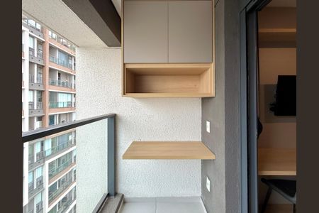 Studio para alugar com 25m², 1 quarto e sem vagaSacada