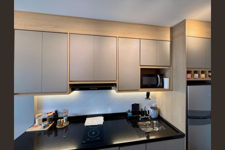 Studio para alugar com 25m², 1 quarto e sem vagaCozinha 