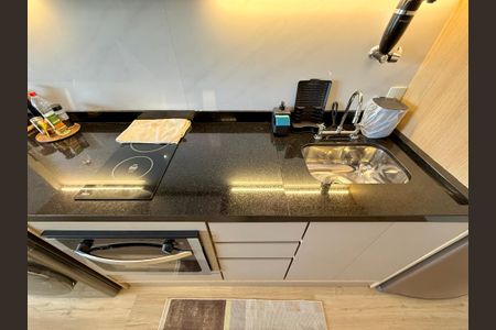 Studio para alugar com 25m², 1 quarto e sem vagaCozinha 