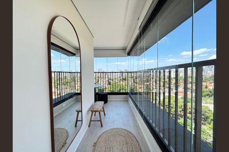 Studio para alugar com 34m², 1 quarto e sem vagaVaranda