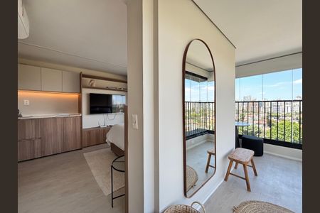 Studio para alugar com 34m², 1 quarto e sem vagaVaranda