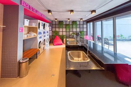 Studio para alugar com 34m², 1 quarto e sem vagaLavanderia