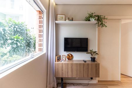 Sala de apartamento à venda com 1 quarto, 40m² em Santa Cecilia, São Paulo
