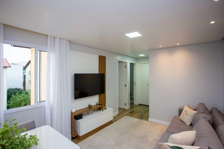 Sala de apartamento à venda com 2 quartos, 49m² em Campanário, Diadema