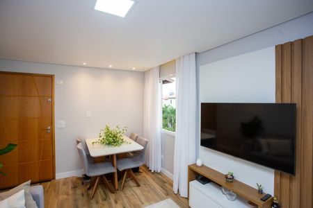 Sala de apartamento à venda com 2 quartos, 49m² em Campanário, Diadema