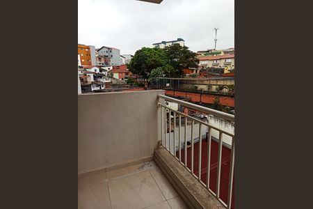 Apartamento à venda com 54m², 2 quartos e 1 vagaDetalhe - Varanda da Sala / Cozinha Americana e Área de Serviço