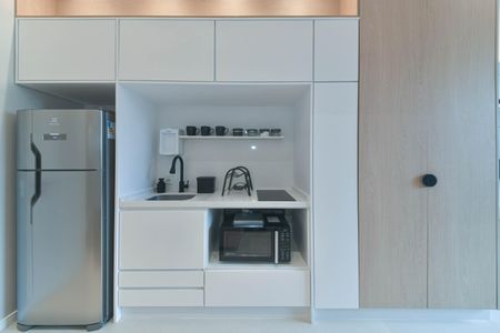 Studio para alugar com 25m², 1 quarto e sem vaga Studio para alugar com 25m², 1 quarto e sem vagaCozinha