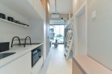 Studio para alugar com 25m², 1 quarto e sem vaga Studio para alugar com 25m², 1 quarto e sem vagaCozinha