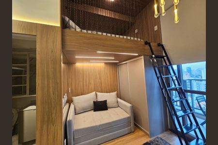 Studio para alugar com 25m², 1 quarto e sem vaga Studio para alugar com 25m², 1 quarto e sem vagaSala/Quarto