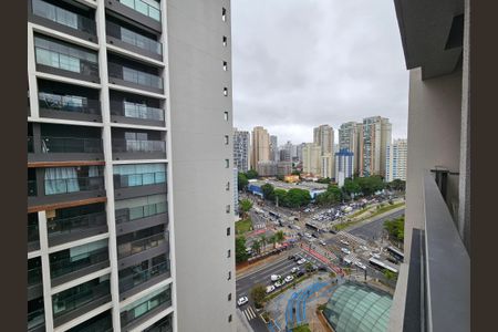 Studio para alugar com 25m², 1 quarto e sem vaga Studio para alugar com 25m², 1 quarto e sem vagaVista da Sacada