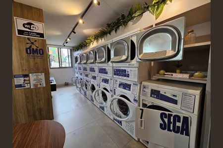 Studio para alugar com 25m², 1 quarto e sem vaga Studio para alugar com 25m², 1 quarto e sem vagaLavanderia