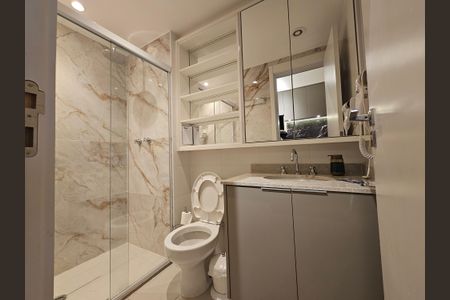 Studio para alugar com 25m², 1 quarto e sem vaga Studio para alugar com 25m², 1 quarto e sem vagaBanheiro