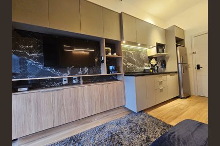 Studio para alugar com 25m², 1 quarto e sem vaga Studio para alugar com 25m², 1 quarto e sem vagaSala/Cozinha