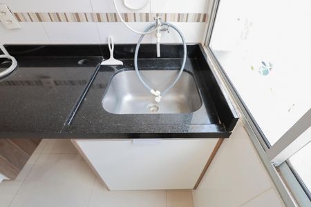 Apartamento à venda com 40m², 2 quartos e sem vagaCozinha e área de serviço